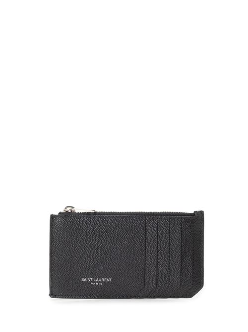 Leather card case SAINT LAURENT | 609362BTY0N1000